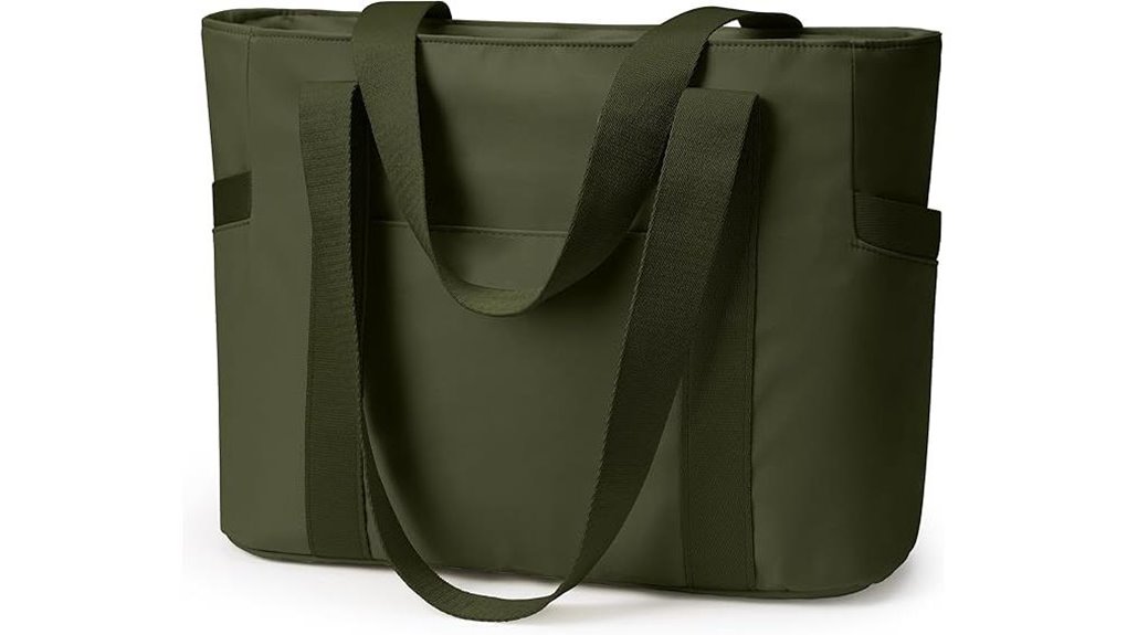 large zipper tote laptop