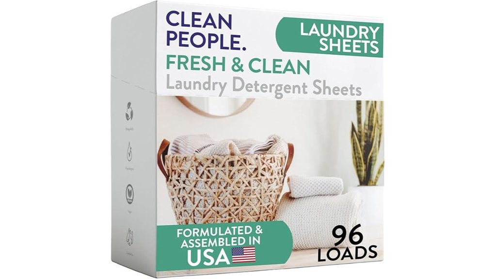 laundry sheets 96 pack