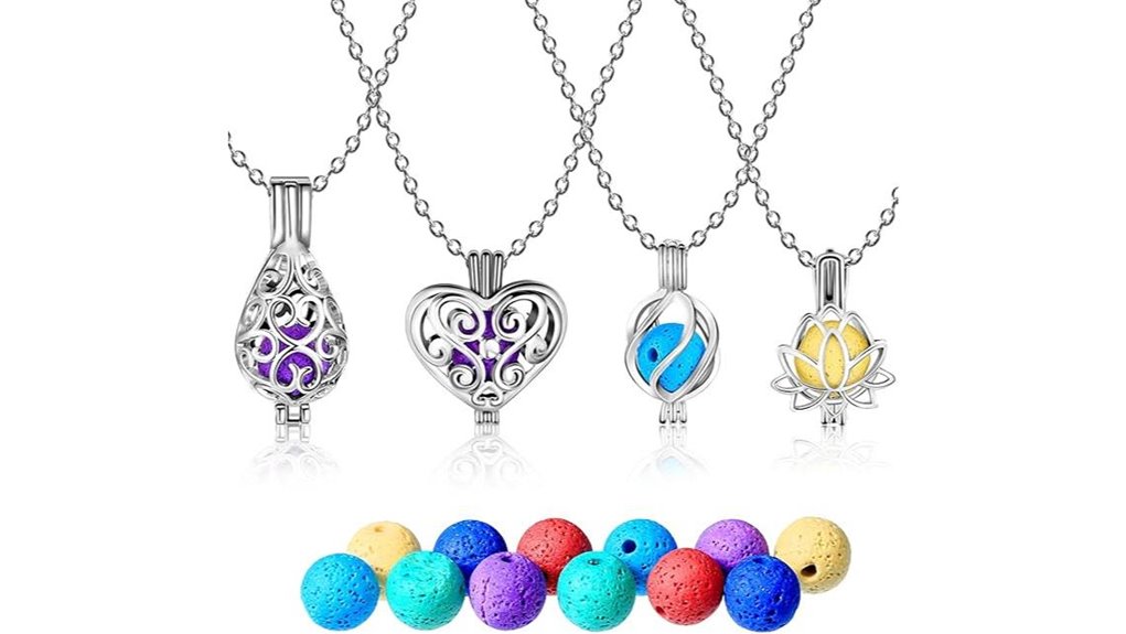 lava oil diffuser necklace