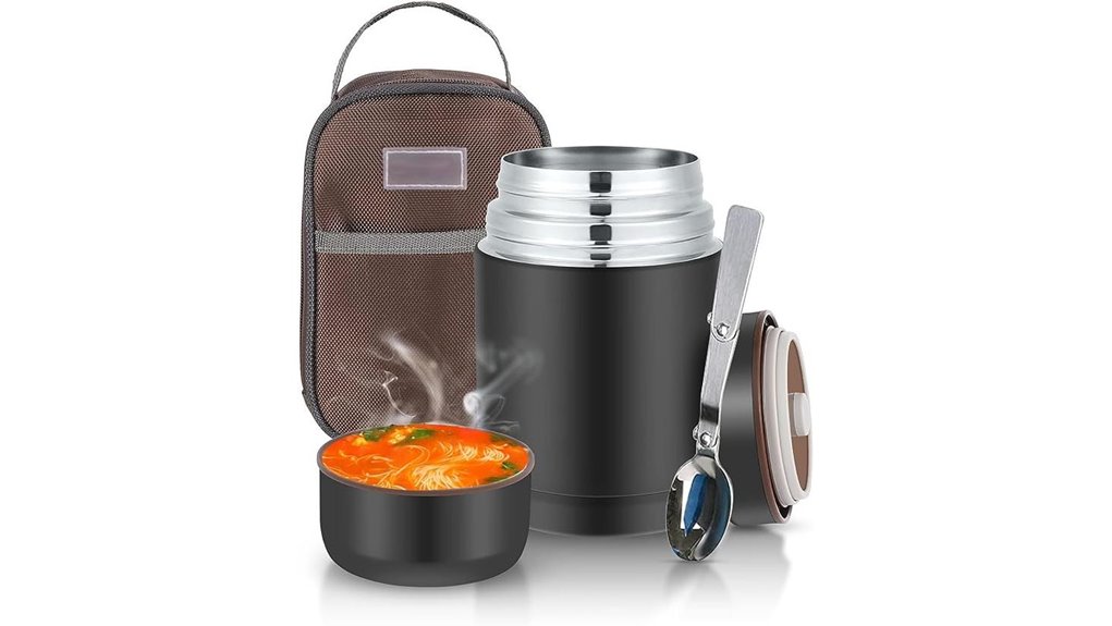 lazycozy 27oz thermos foldable
