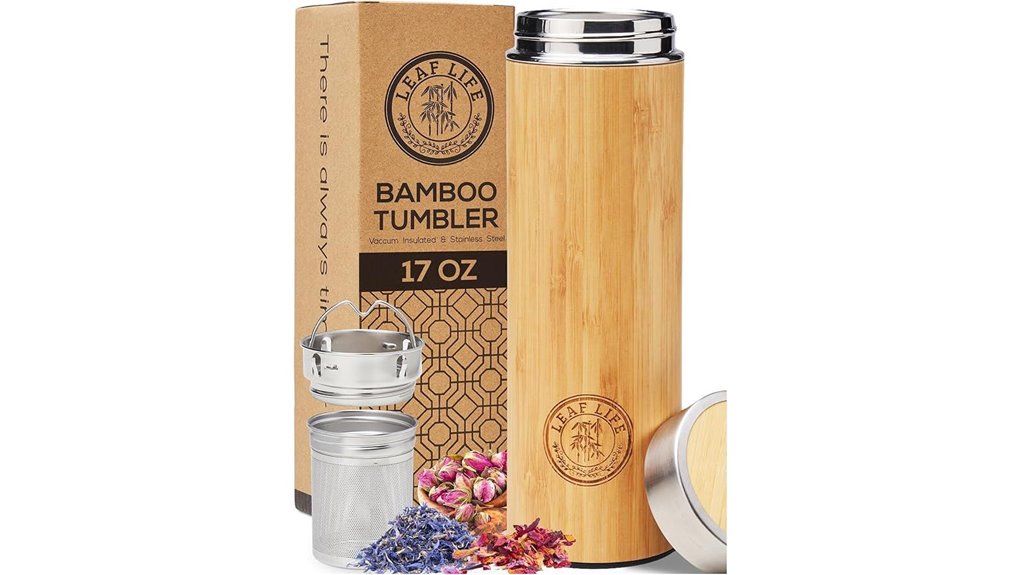 leaflife 17oz bamboo infuser