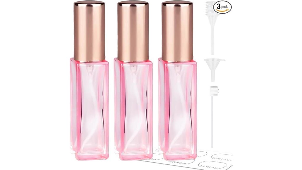leak proof 3 pack perfume refills