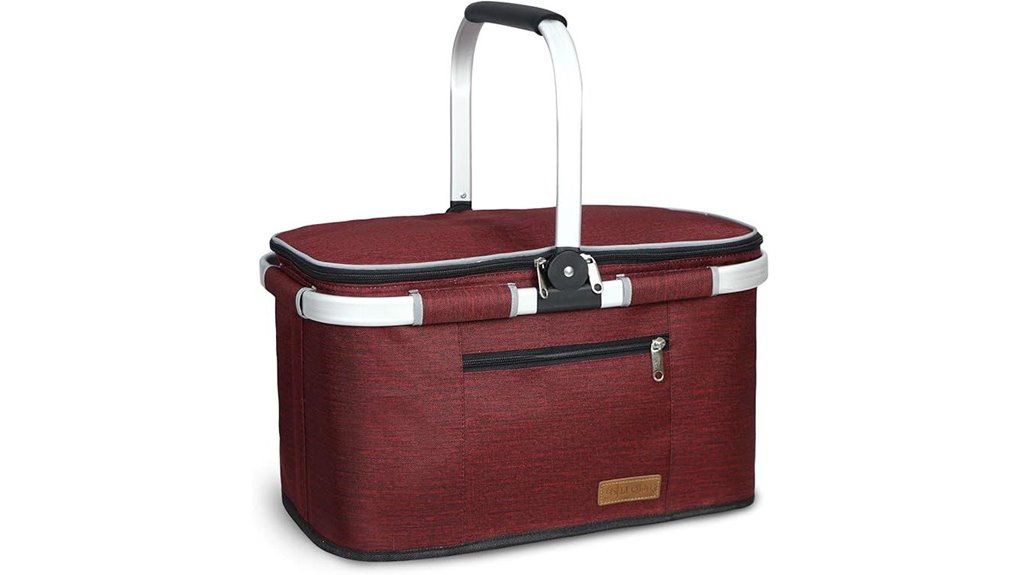 leak proof insulated picnic basket