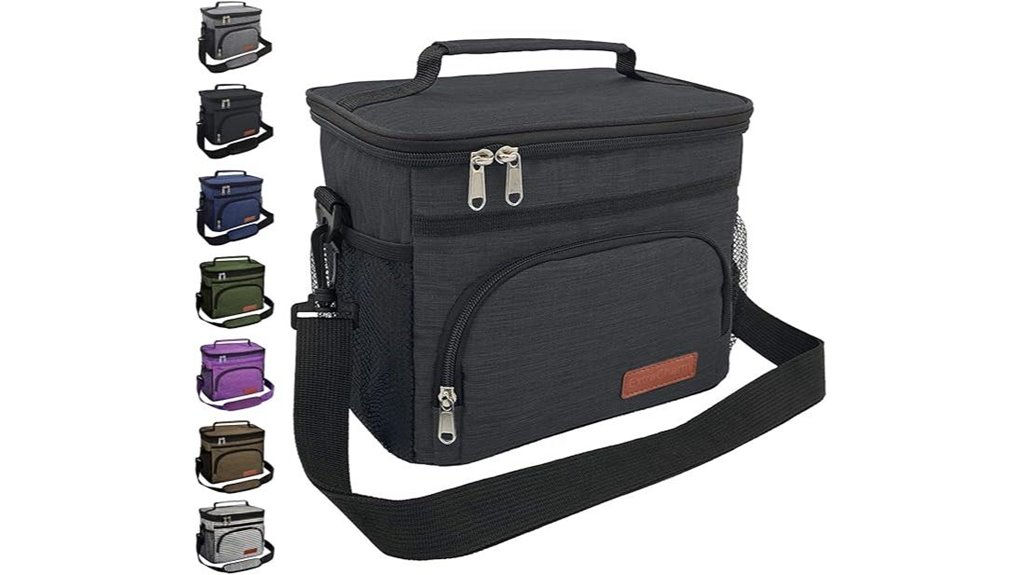 leakproof insulated lunch tote