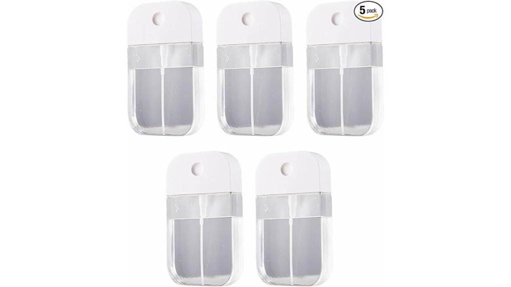 leakproof portable sanitizer bottles
