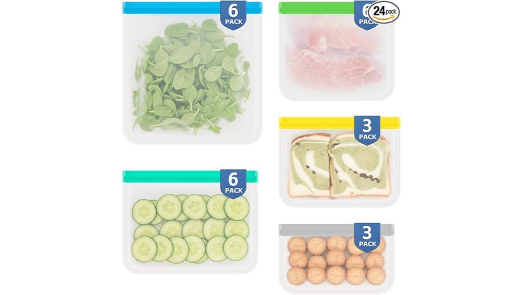 leakproof reusable gallon bags