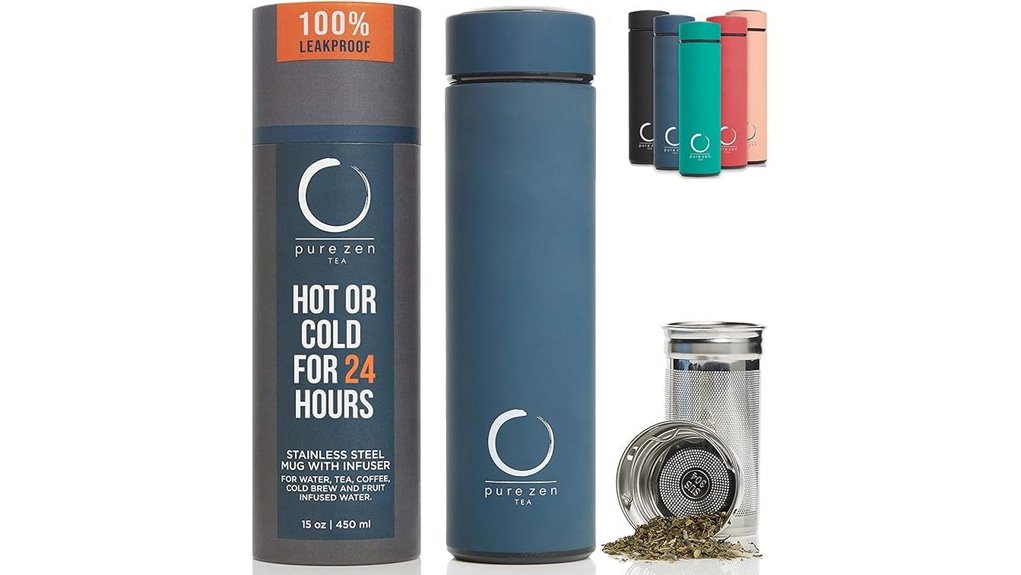 leakproof zen tea thermos