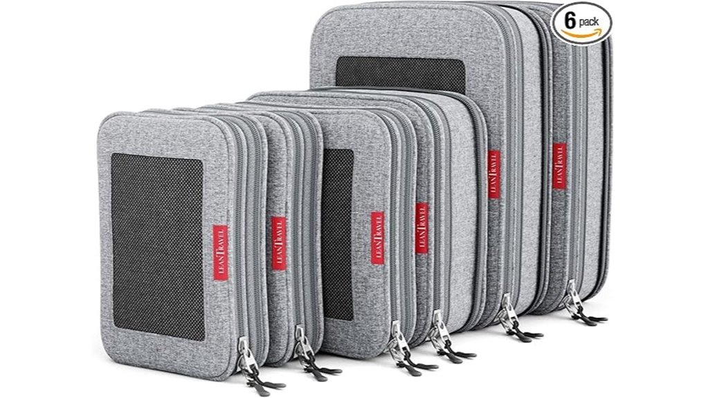 leantravel 6 pack grey cubes