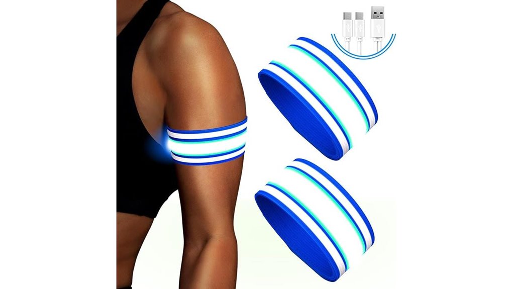 led night running armband