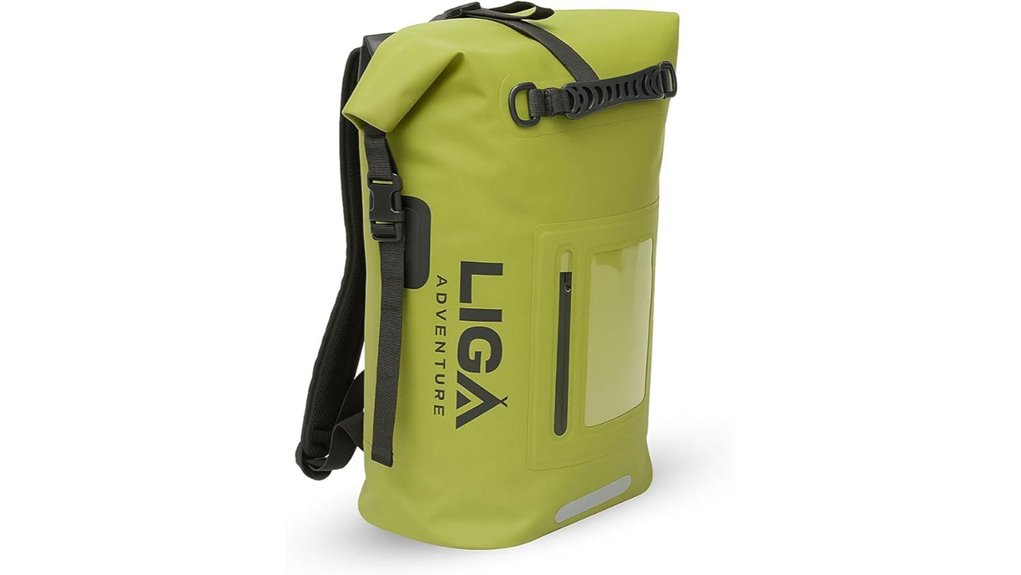 liga 30l roll top backpack
