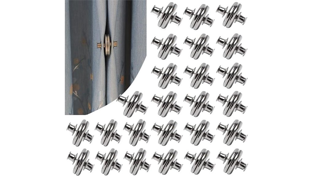 light blocking magnetic curtain clips