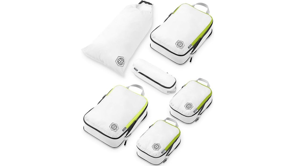 lightweight compression packing cubes