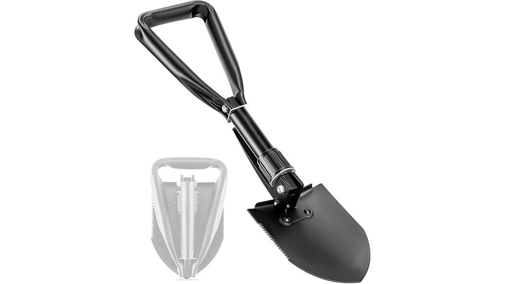 lightweight folding camping shovel