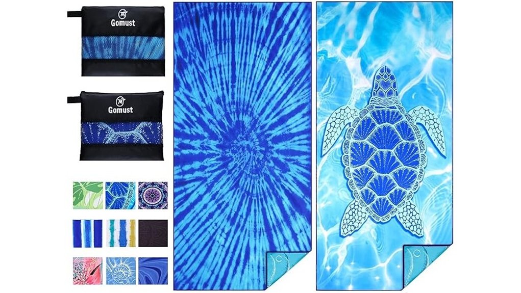 lightweight oversized beach towels