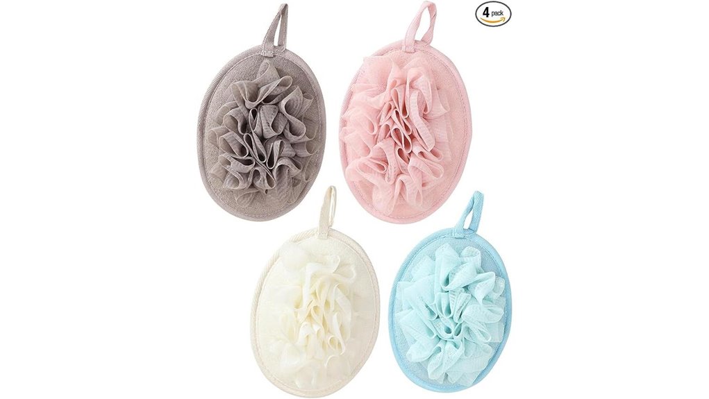 lightweight sensitive travel loofahs