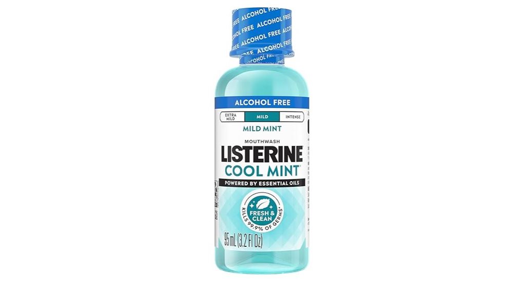 listerine cool mint alcohol free