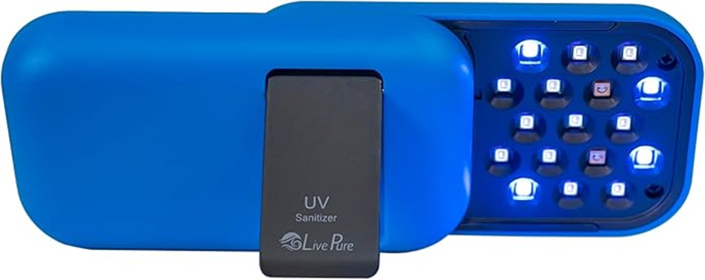 livepure cobalt blue handheld