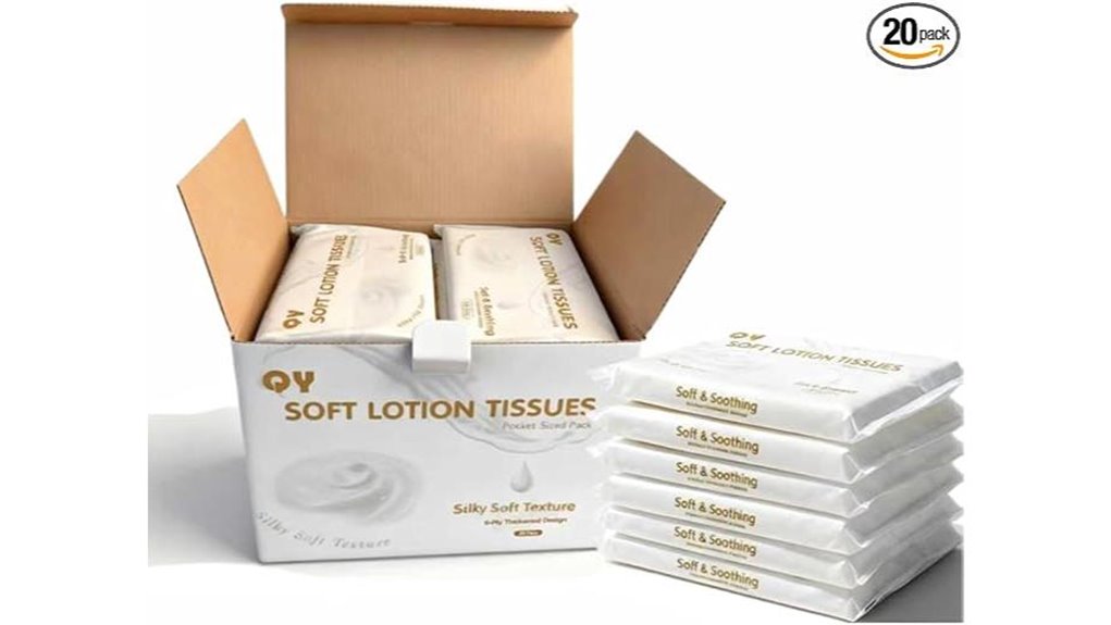 lotion infused ultra 6 ply tissue