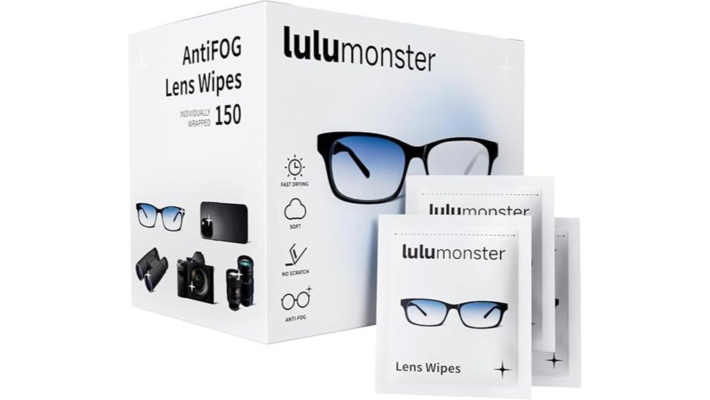 lulumonster anti fog lens wipes