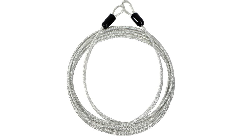 lumintrail 3mm braided steel