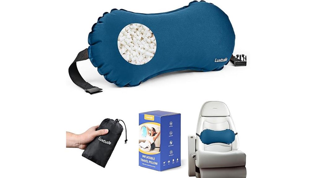 luxtude inflatable lumbar pillow