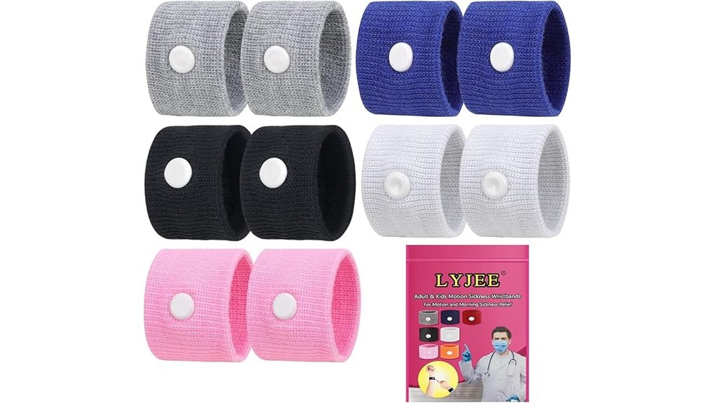 lyjee 5 pair sickness bands
