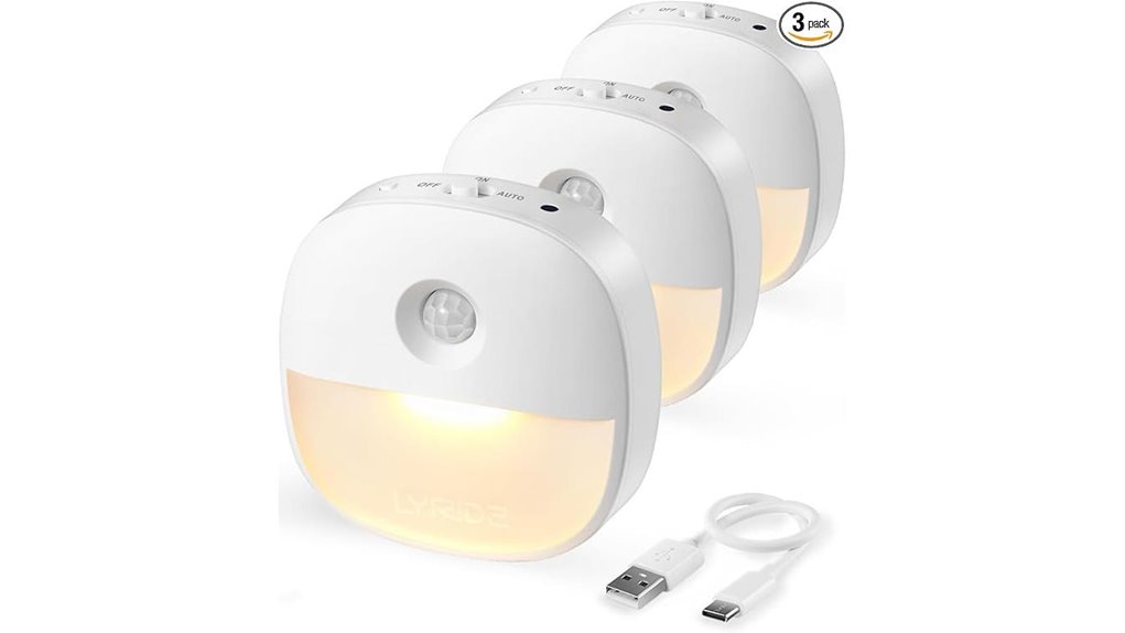 lyridz rechargeable led nightlights