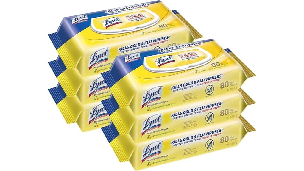 lysol lemon lime wipes