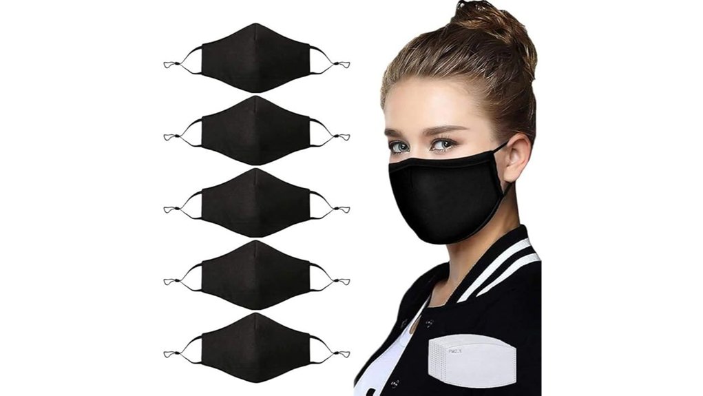 mask with filter pocket