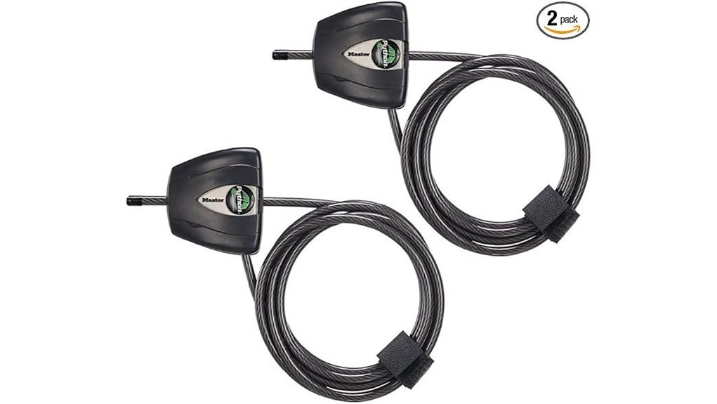 master lock black 2 pack