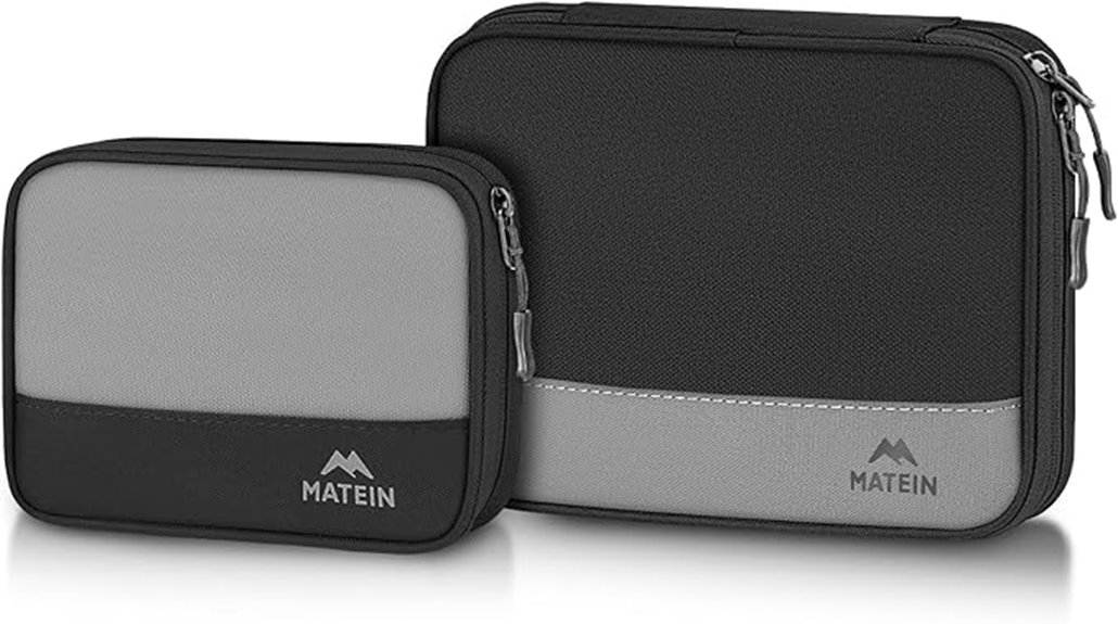 matein 2 pack water resistant cord organizer