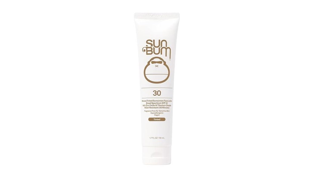 matte tinted mineral sunscreen