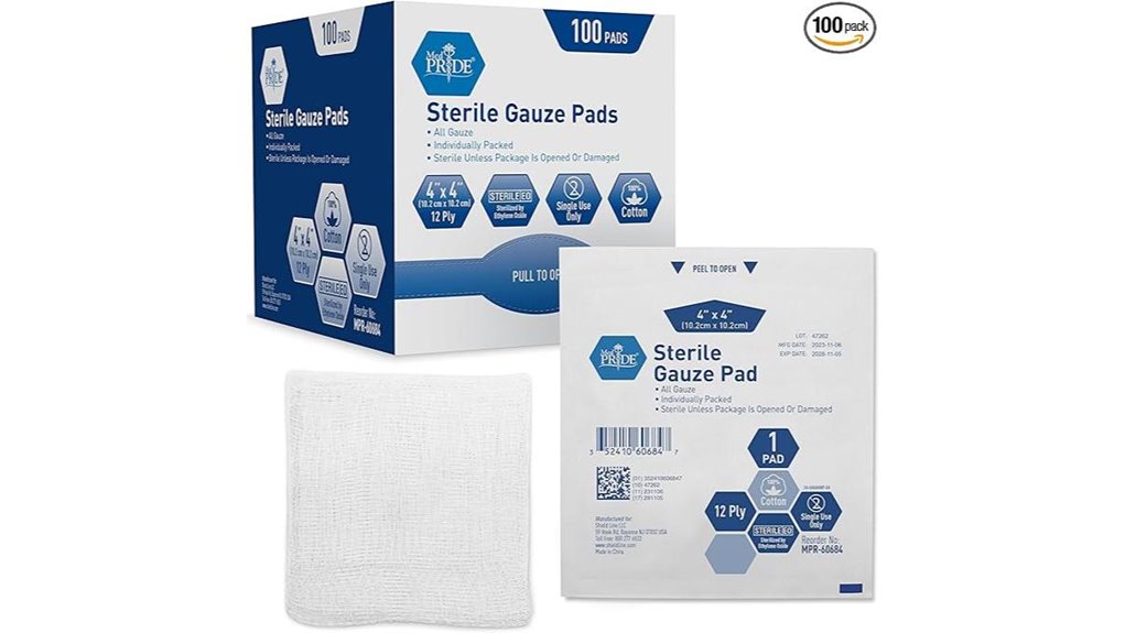 med pride sterile gauze