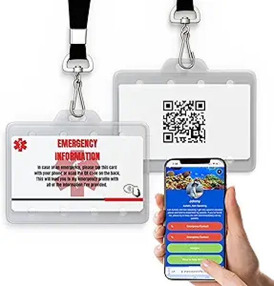 medical emergency nfc qr