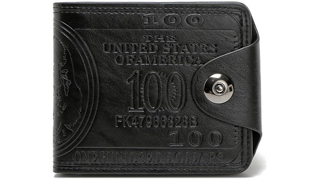 men s 100 dollar magnetic wallet