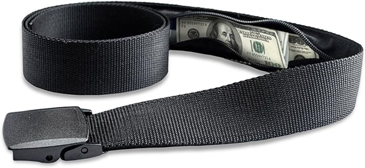 men s hidden cash belt