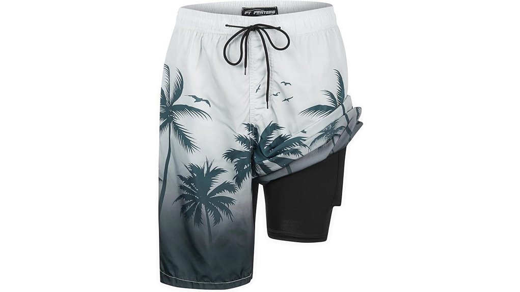 men s quick dry zippered shorts