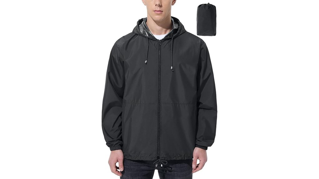 men s waterproof packable jacket