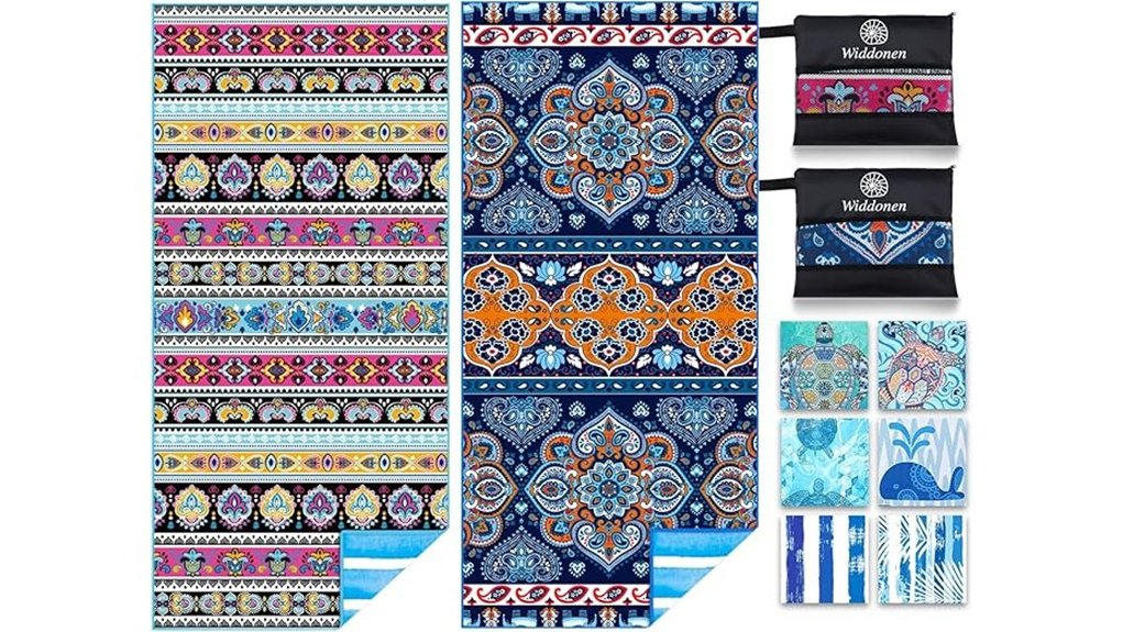 microfiber 2 pack quick dry sand free