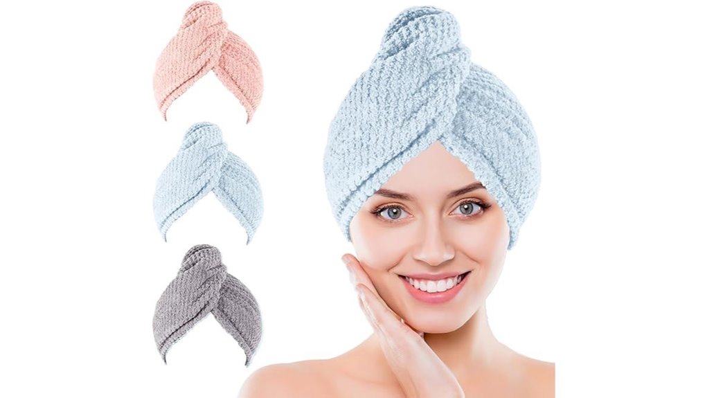 microfiber curly hair 3 pack