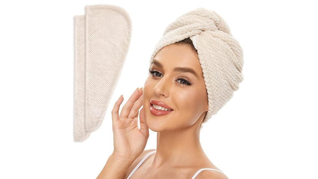 microfiber hair anti frizz wraps
