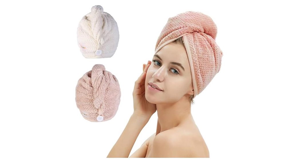 microfiber hair towel pack