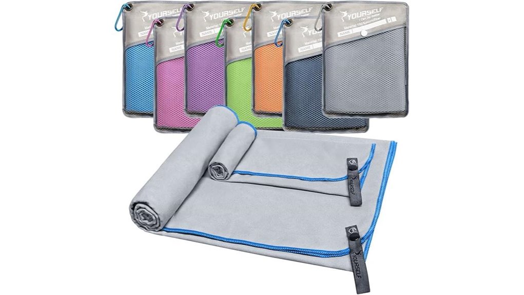 microfiber travel towel pack