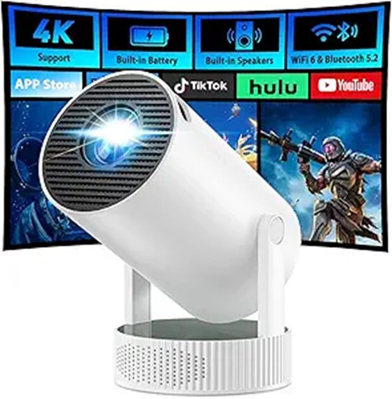 mini 4k wireless projector