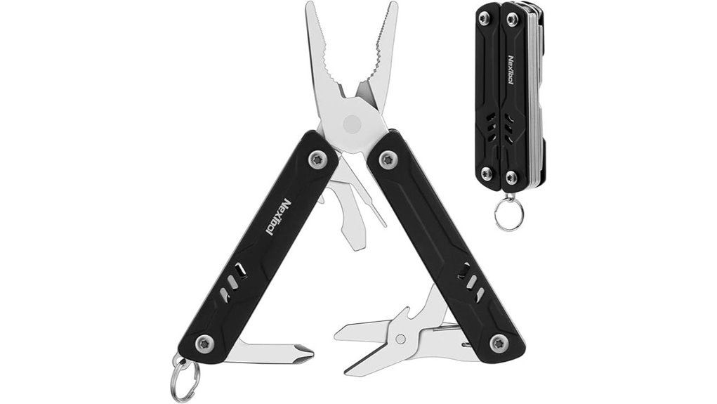 mini 9 in 1 keychain multitool