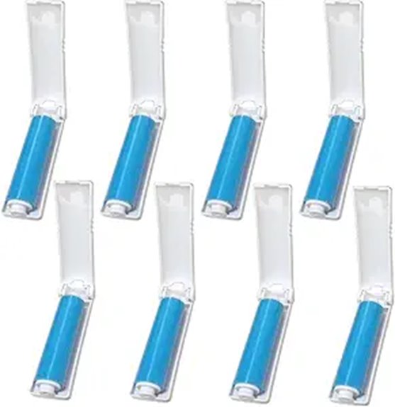 mini blue reusable rollers