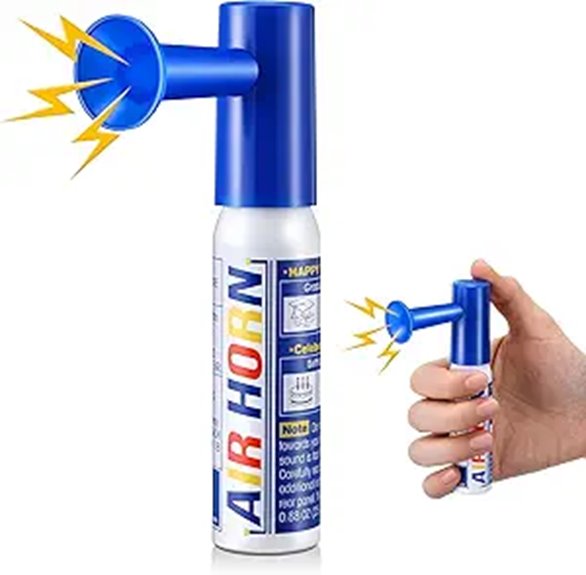 mini blue safety horn
