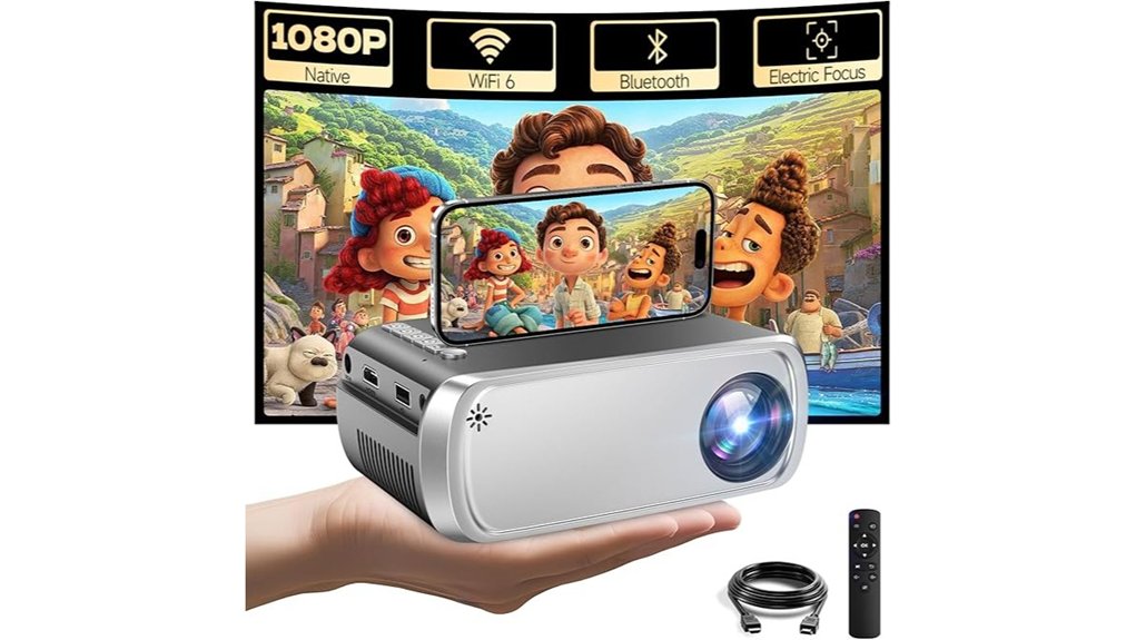 mini bluetooth wifi projector