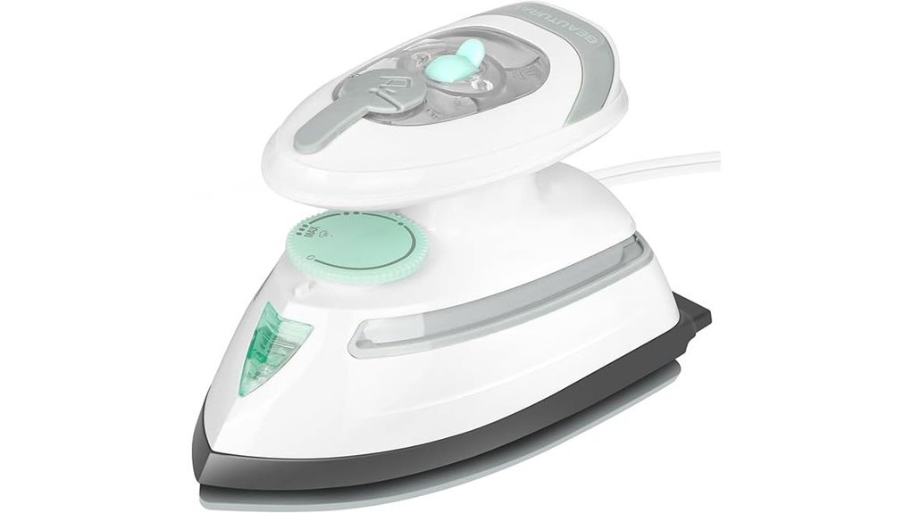 mini dual voltage travel iron