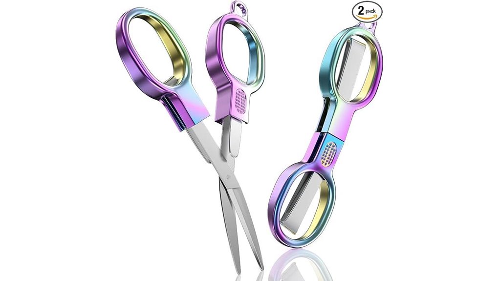 mini folding stainless scissors
